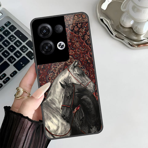 Oppo Reno 8 Pro  Cover - Onation Persian Rugs Series 3 - HQ Ultra Shine Premium Infinity Glass Soft Silicon Borders Case