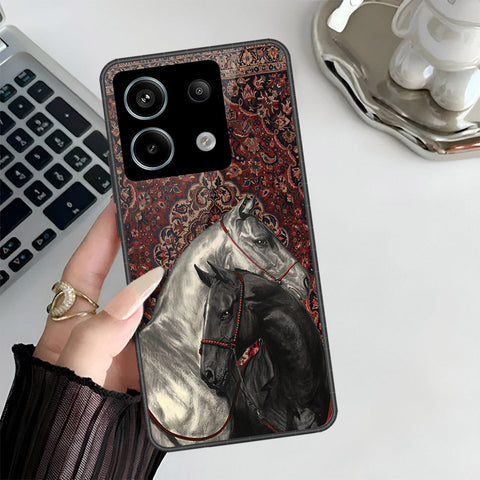 Xiaomi Redmi Note 13 Pro 4G Cover - Onation Persian Rugs Series 3 - HQ Ultra Shine Premium Infinity Glass Soft Silicon Borders Case