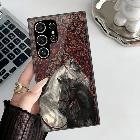 Samsung Galaxy S25 Ultra Cover - Onation Persian Rugs Series 3 - HQ Ultra Shine Premium Infinity Glass Soft Silicon Borders Case