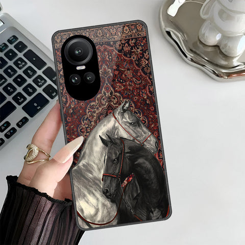 Oppo Reno 10 Pro Cover - ONation Persian Rugs Series 3 - HQ Ultra Shine Premium Infinity Glass Soft Silicon Borders Case