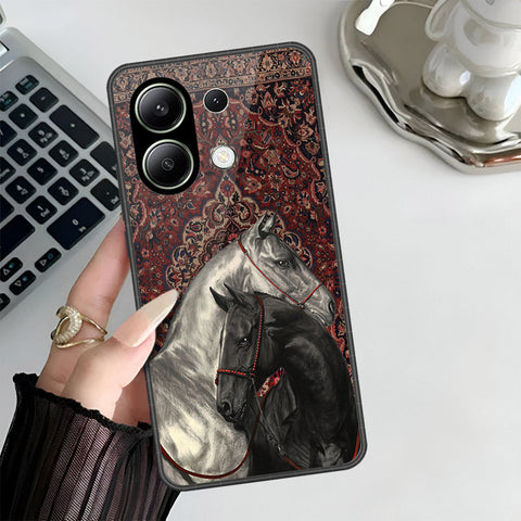 Xiaomi Poco M6 Pro 4G Cover - Onation Persian Rugs Series 3 - HQ Ultra Shine Premium Infinity Glass Soft Silicon Borders Case
