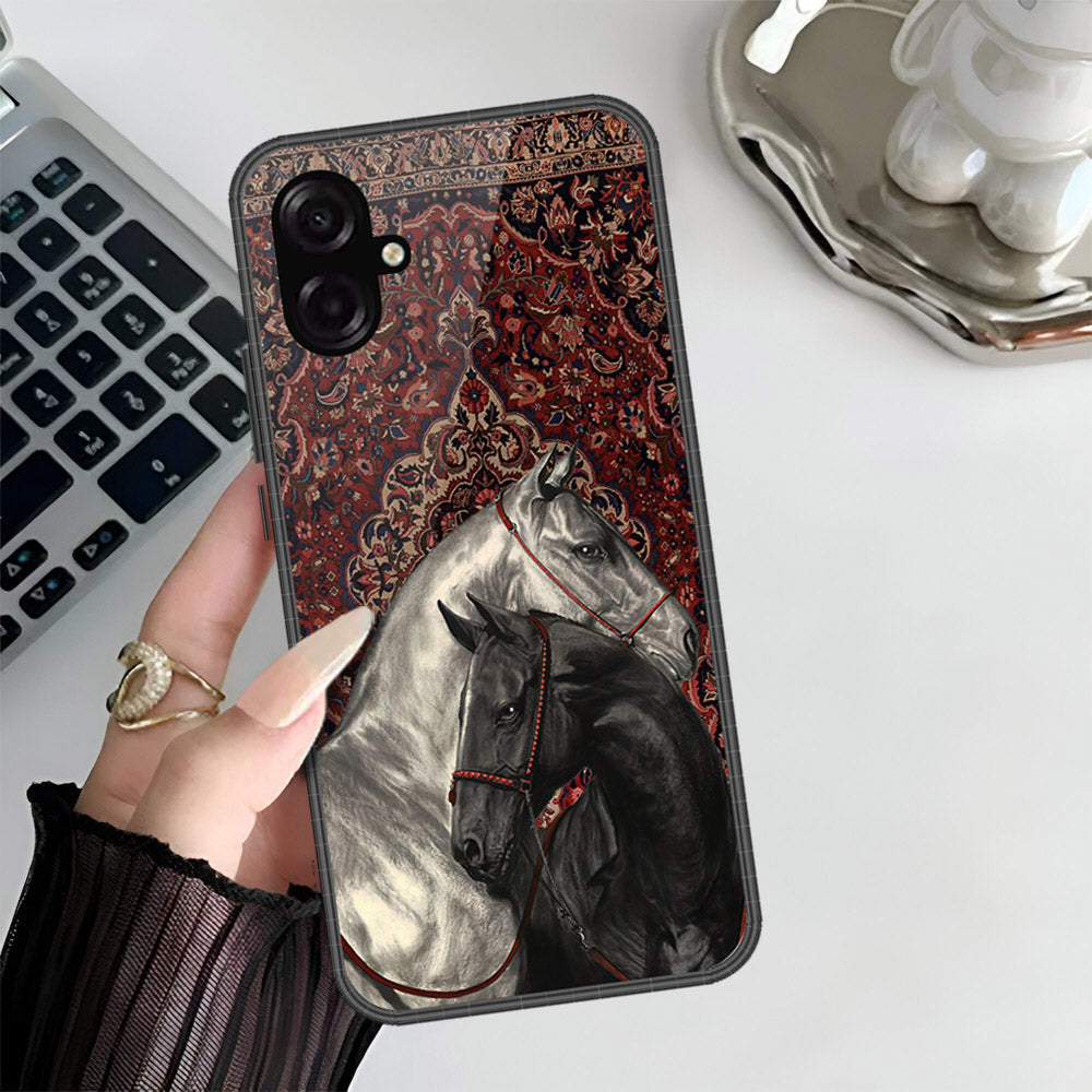 Samsung Galaxy A07 4G Cover - Onation Persian Rugs Series 3 - HQ Ultra Shine Premium Infinity Glass Soft Silicon Borders Case (Fast Delivery)