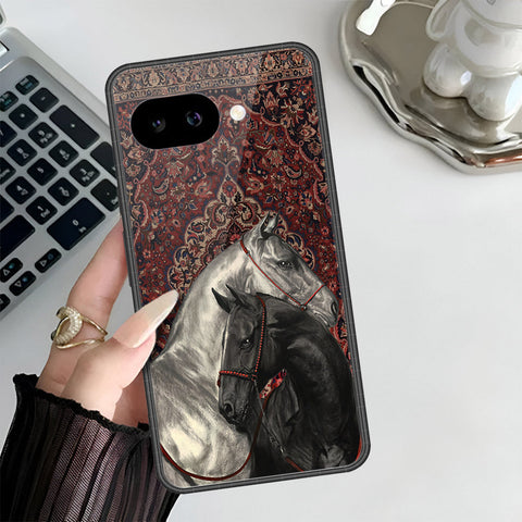 Google Pixel 9a Cover - Onation Persian Rugs Series 3 - HQ Ultra Shine Premium Infinity Glass Soft Silicon Borders Case
