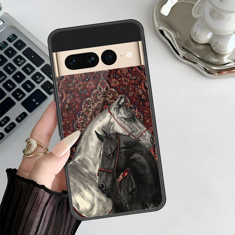 Google Pixel 7 Pro Cover - ONation Persian Rugs Series 3 - HQ Ultra Shine Premium Infinity Glass Soft Silicon Borders Case