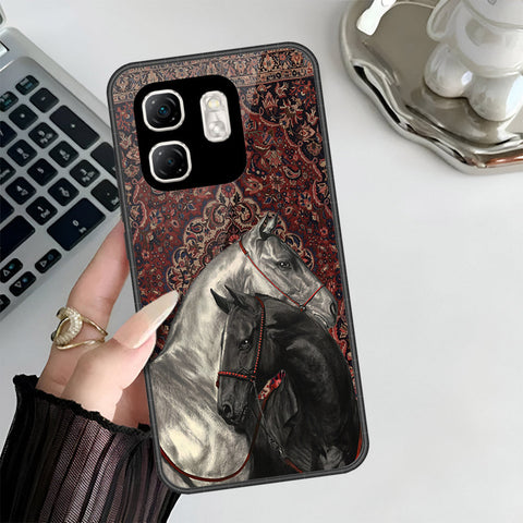 Infinix Smart 9 Cover - Onation Persian Rugs Series 3 - HQ Ultra Shine Premium Infinity Glass Soft Silicon Borders Case