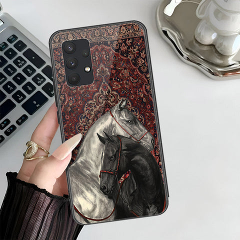 Samsung Galaxy A32 Cover - Onaton Persian Rugs Series 3 - HQ Ultra Shine Premium Infinity Glass Soft Silicon Borders Case