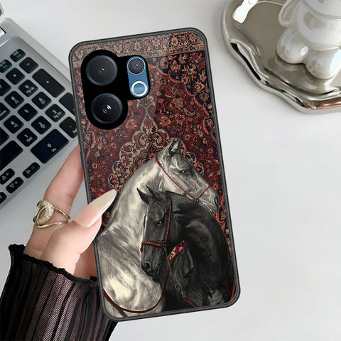 Vivo V40 Lite (IDN) Cover - Onation Persian Rugs Series 3 - HQ Ultra Shine Premium Infinity Glass Soft Silicon Borders Case