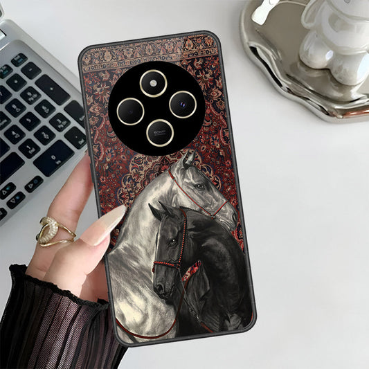 Xiaomi Redmi 14C Cover - ONation Persian Rugs Series 3 - HQ Ultra Shine Premium Infinity Glass Soft Silicon Borders Case (Fast Delivery)