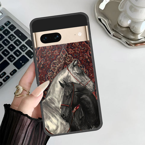 Google Pixel 7 Cover - ONation Persian Rugs Series 3 - HQ Ultra Shine Premium Infinity Glass Soft Silicon Borders Case