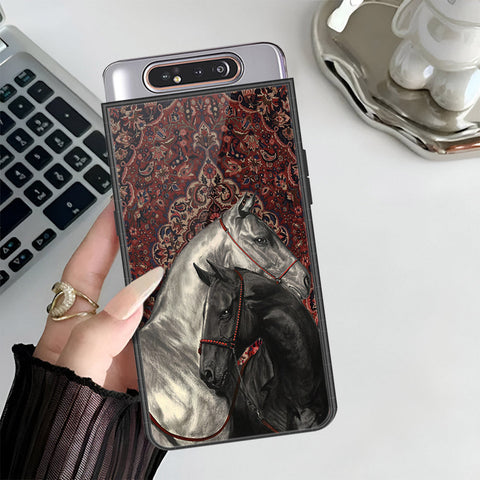 Samsung Galaxy A90 Cover - ONation Persian Rugs Series 3 - HQ Ultra Shine Premium Infinity Glass Soft Silicon Borders Case