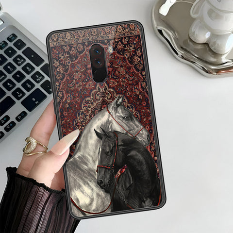 Xiaomi Pocophone F1 Cover - Onaton Persian Rugs Series 3 - HQ Ultra Shine Premium Infinity Glass Soft Silicon Borders Case