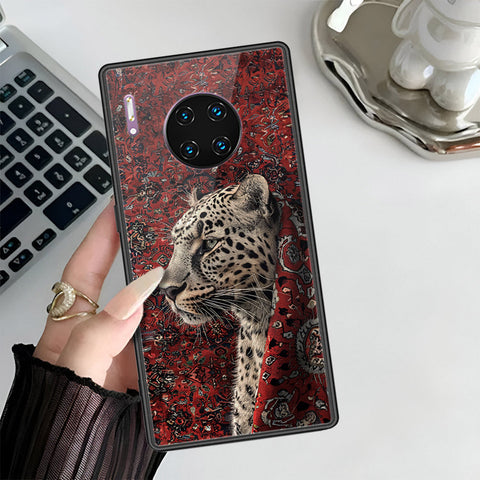 Huawei Mate 30 Pro Cover - Onaton Persian Rugs Series 3 - HQ Ultra Shine Premium Infinity Glass Soft Silicon Borders Case
