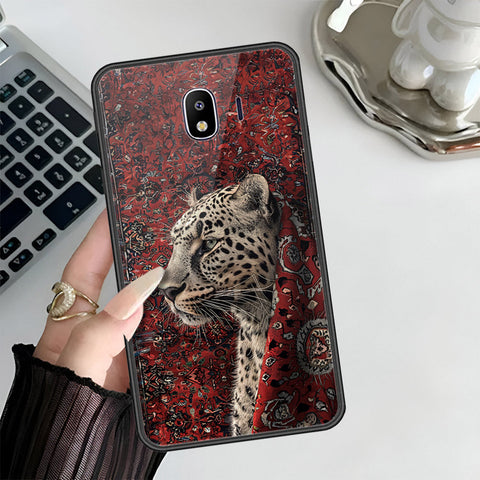 Samsung Galaxy J4 2018 Cover - Onaton Persian Rugs Series 3 - HQ Ultra Shine Premium Infinity Glass Soft Silicon Borders Case