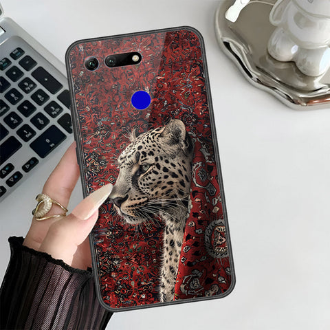 Huawei Honor View 20 Cover - Onation Persian Rugs Series 3 - HQ Ultra Shine Premium Infinity Glass Soft Silicon Borders Case