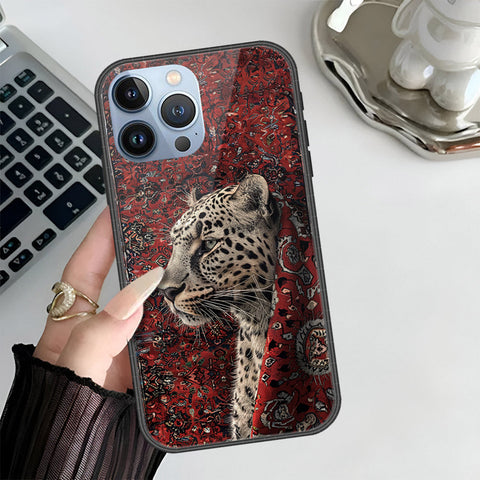 iPhone 14 Pro Max Cover - Onation Persian Rugs Series 3 - HQ Ultra Shine Premium Infinity Glass Soft Silicon Borders Case