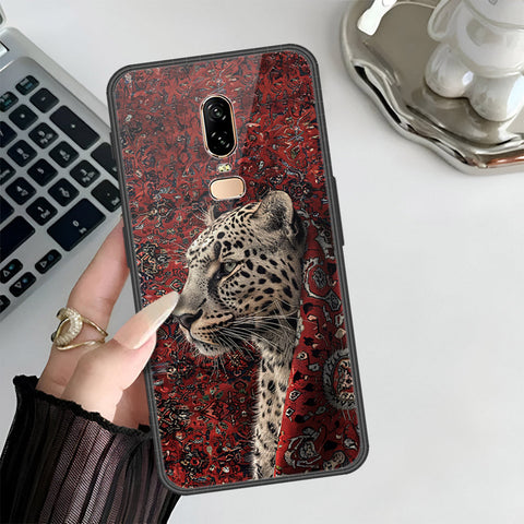 OnePlus 6 Cover - Onation Persian Rugs Series 3 - HQ Ultra Shine Premium Infinity Glass Soft Silicon Borders Case