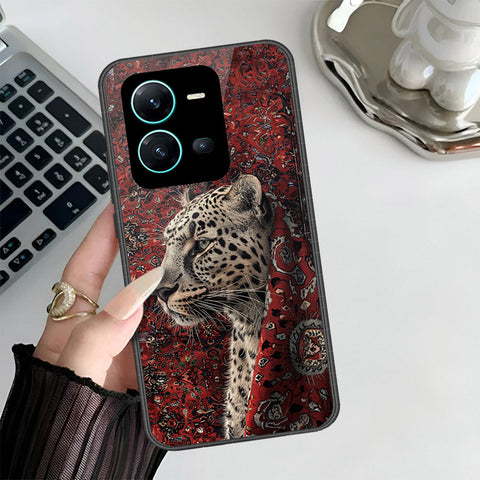 Vivo X80 Lite Cover - Onation Persian Rugs Series 3 - HQ Ultra Shine Premium Infinity Glass Soft Silicon Borders Case