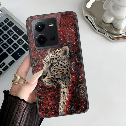 Vivo V25e Cover - Onation Persian Rugs Series 3 - HQ Ultra Shine Premium Infinity Glass Soft Silicon Borders Case