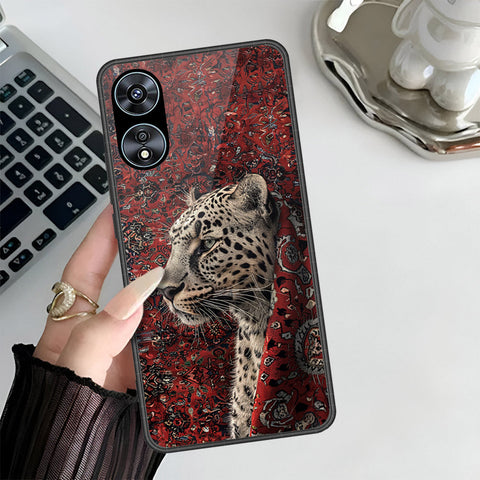 Oppo A58 4G Cover - Onation Persian Rugs Series 3 - HQ Ultra Shine Premium Infinity Glass Soft Silicon Borders Case