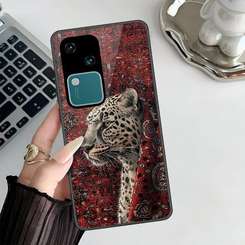 Vivo V30 Cover - Onation Persian Rugs Series 3 - HQ Ultra Shine Premium Infinity Glass Soft Silicon Borders Case
