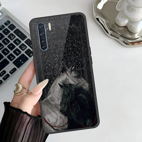 Oppo A91 Cover - Onaton Persian Rugs Series 3 - HQ Ultra Shine Premium Infinity Glass Soft Silicon Borders Case