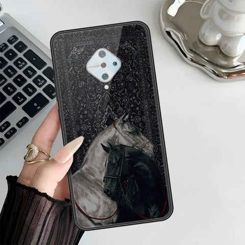 Vivo S1 Pro Cover - Onaton Persian Rugs Series 3 - HQ Ultra Shine Premium Infinity Glass Soft Silicon Borders Case