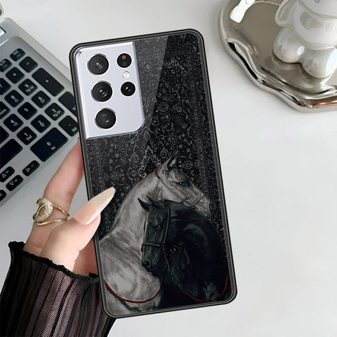 Samsung Galaxy S21 Ultra 5G Cover - Onaton Persian Rugs Series 3 - HQ Ultra Shine Premium Infinity Glass Soft Silicon Borders Case