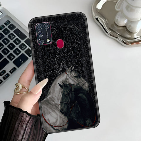 Samsung Galaxy M31 Cover - Onaton Persian Rugs Series 3 - HQ Ultra Shine Premium Infinity Glass Soft Silicon Borders Case