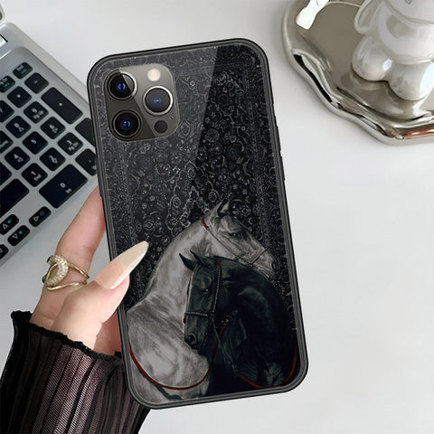iPhone 12 Pro - Onation Persian Rugs Series 3 - HQ Ultra Shine Premium Infinity Glass Soft Silicon Borders Case