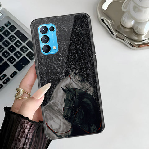 Oppo Find X3 Lite Cover - Onaton Persian Rugs Series 3 - HQ Ultra Shine Premium Infinity Glass Soft Silicon Borders Case