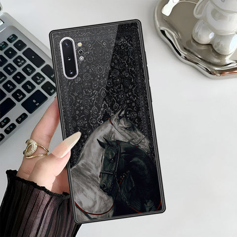 Samsung Galaxy Note 10 Plus Cover - Onaton Persian Rugs Series 3 - HQ Ultra Shine Premium Infinity Glass Soft Silicon Borders Case(Fast Delivery)(AH)