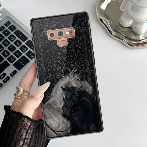 Samsung Galaxy Note 9 Cover - Onaton Persian Rugs Series 3 - HQ Ultra Shine Premium Infinity Glass Soft Silicon Borders Case