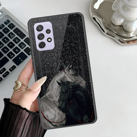 Samsung Galaxy A72 Cover - Onaton Persian Rugs Series 3 - HQ Ultra Shine Premium Infinity Glass Soft Silicon Borders Case