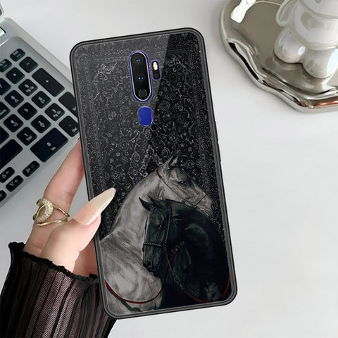 Oppo A5 2020 Cover - Onation Persian Rugs Series 3 - HQ Ultra Shine Premium Infinity Glass Soft Silicon Borders Case