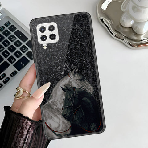 Samsung Galaxy A22 Cover - Onation Persian Rugs Series 3 - HQ Ultra Shine Premium Infinity Glass Soft Silicon Borders Case
