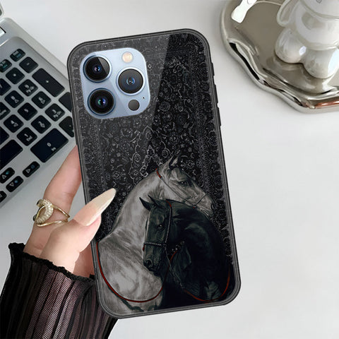 iPhone 13 Pro Cover - Onation Persian Rugs Series 3 - HQ Ultra Shine Premium Infinity Glass Soft Silicon Borders Case