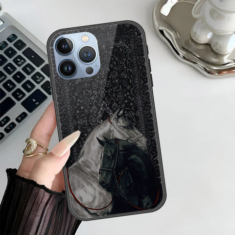 iPhone 13 Pro Max Cover - Onation Persian Rugs Series 3 - HQ Ultra Shine Premium Infinity Glass Soft Silicon Borders Case