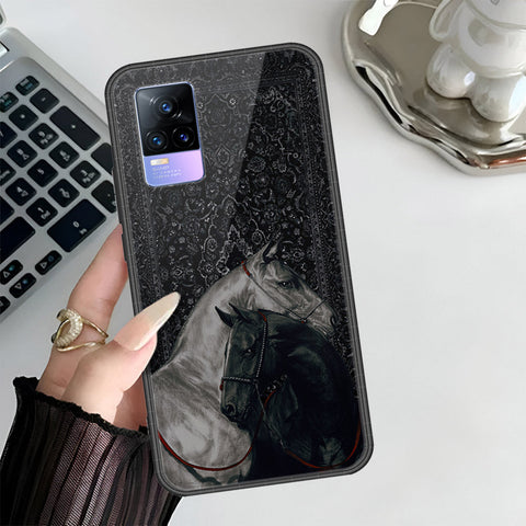 Vivo V21e Cover - Onation Persian Rugs Series 3 - HQ Ultra Shine Premium Infinity Glass Soft Silicon Borders Case