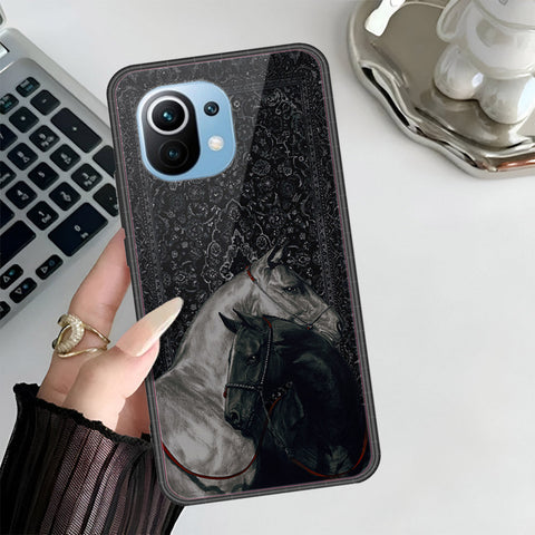 Xiaomi Mi 11 Cover - Onation Persian Rugs Series 3 - HQ Ultra Shine Premium Infinity Glass Soft Silicon Borders Case