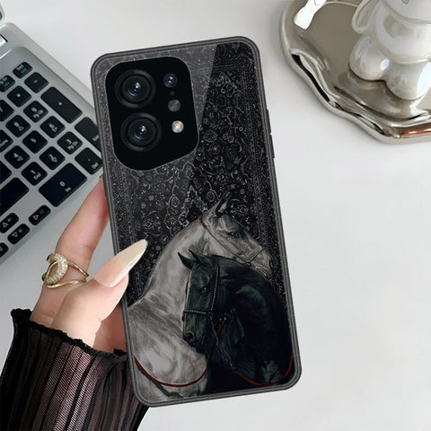 Oppo Find X5 Cover - Onation Persian Rugs Series 3 - HQ Ultra Shine Premium Infinity Glass Soft Silicon Borders Case