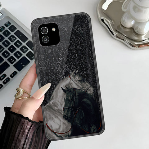 Samsung Galaxy A03 Cover - Onation Persian Rugs Series 3 - HQ Ultra Shine Premium Infinity Glass Soft Silicon Borders Case