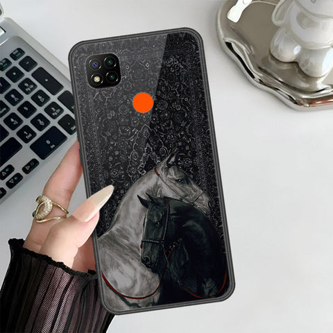 Xiaomi Redmi 9C Cover - Onation Persian Rugs Series 3 - HQ Ultra Shine Premium Infinity Glass Soft Silicon Borders Case