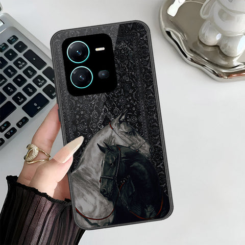 Vivo X80 Lite Cover - Onation Persian Rugs Series 3 - HQ Ultra Shine Premium Infinity Glass Soft Silicon Borders Case