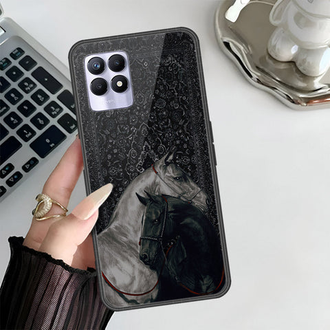 Realme 8i Cover - Onation Persian Rugs Series 3 - HQ Ultra Shine Premium Infinity Glass Soft Silicon Borders Case