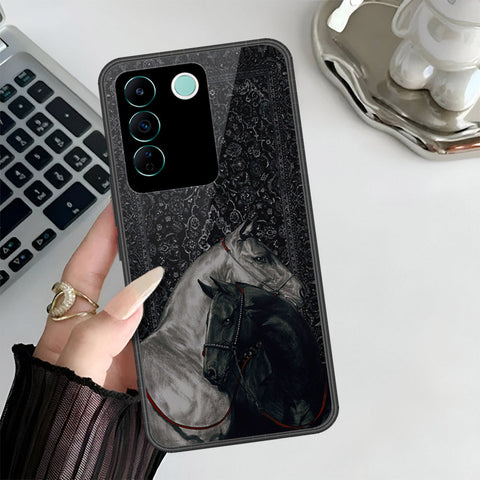Vivo V27e Cover - Onation Persian Rugs Series 3 - HQ Ultra Shine Premium Infinity Glass Soft Silicon Borders Case