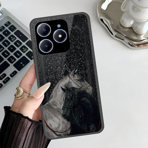 Realme Narzo N61 Cover - Onation Persian Rugs Series 3 - HQ Ultra Shine Premium Infinity Glass Soft Silicon Borders Case