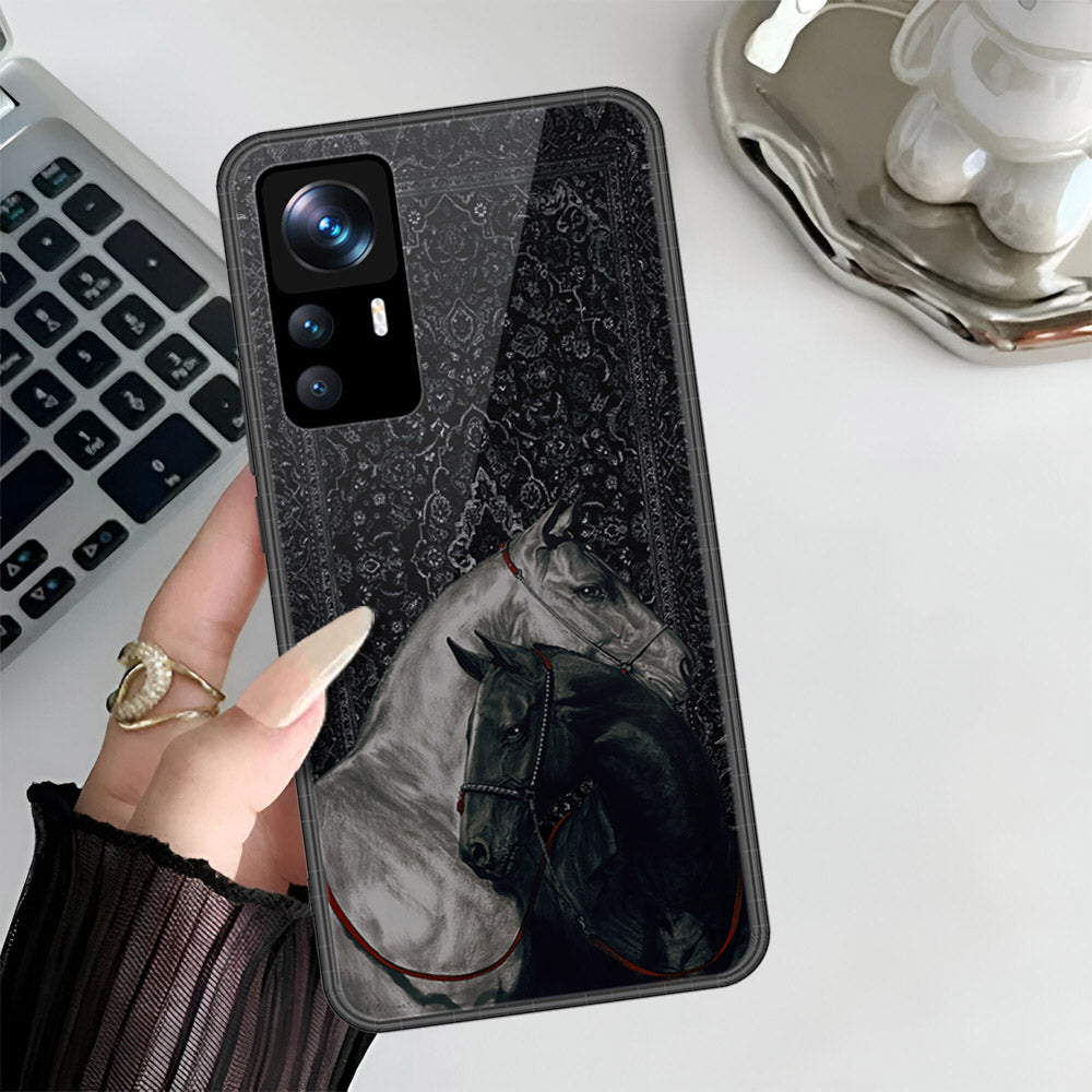 Xiaomi 12T Pro Cover - Onation Persian Rugs Series 3 - HQ Ultra Shine Premium Infinity Glass Soft Silicon Borders Case (Fast Delivery)