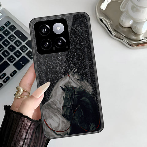 Xiaomi 14 Cover - Onation Persian Rugs Series 3 - HQ Ultra Shine Premium Infinity Glass Soft Silicon Borders Case