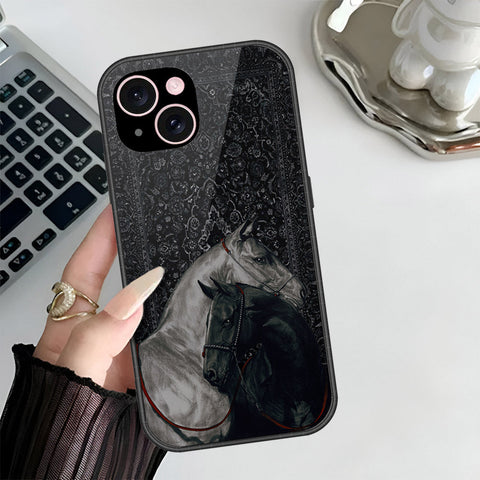 iPhone 15 Plus Cover - Onation Persian Rugs Series 3 - HQ Ultra Shine Premium Infinity Glass Soft Silicon Borders Case