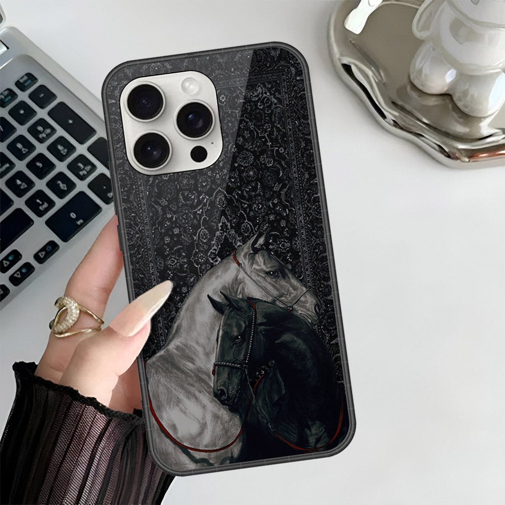 iPhone 16 Pro Max - Onation Persian Rugs Series 3 - HQ Ultra Shine Premium Infinity Glass Soft Silicon Borders Case (Fast Delivery)